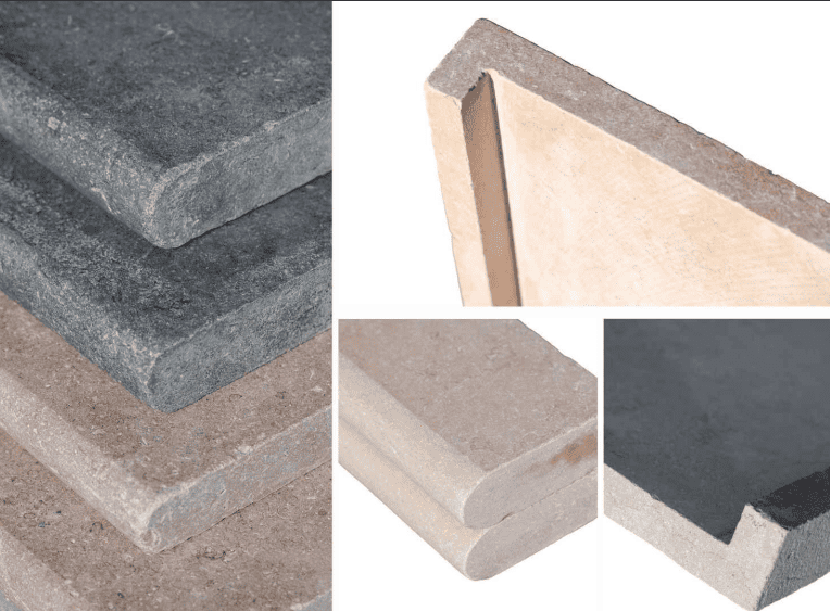 Golden Stone pool-coping